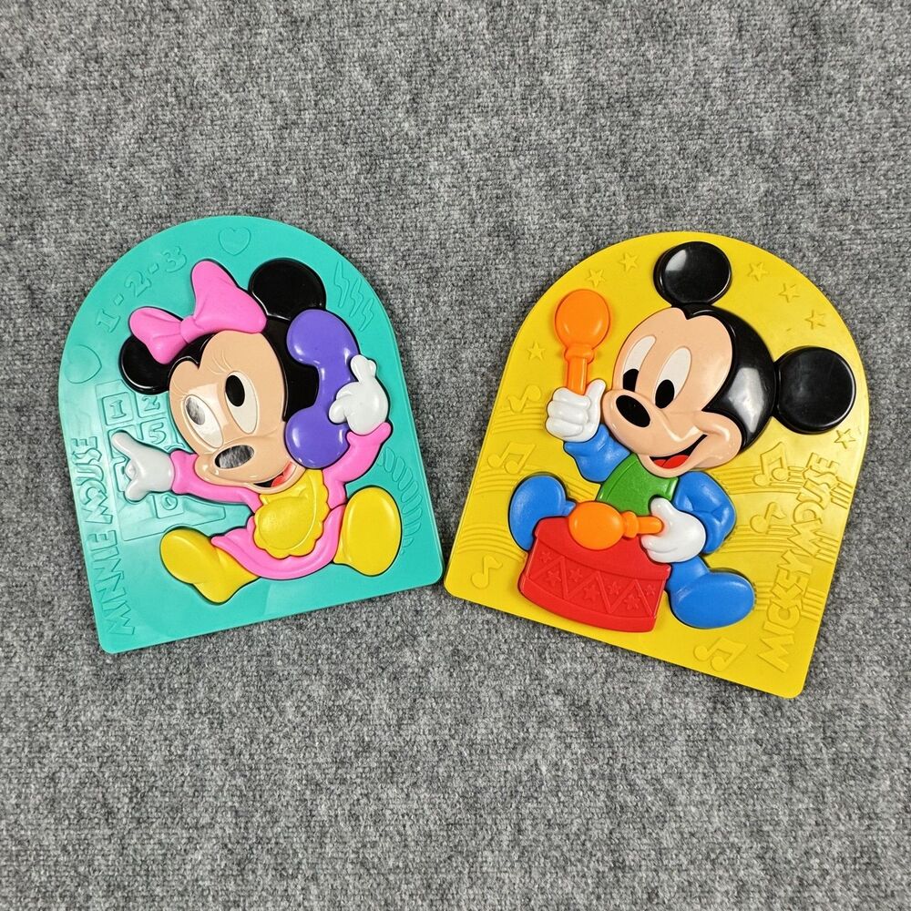 Disney Mickey & Minnie Mouse 3D Pop-Up Puzzle Set Plastic